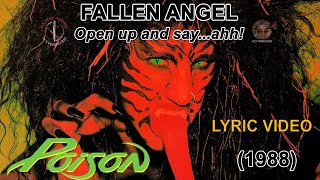 Fallen Angel  Poison lyric video HD [upl. by Asseniv94]