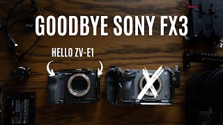 3 Reasons To Choose SONY ZVE1 Over FX3 ZVE1 vs FX3 for Filmmaking [upl. by Nomsed211]