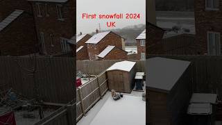 First snowfall 2024 ukdiaries  Viral video  UK Vlogs [upl. by Grory]