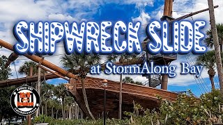 Shipwreck Water Slide at Disney’s Yacht and Beach Club’s StormAlong Bay  Walt Disney World Resort [upl. by Ardnaid]