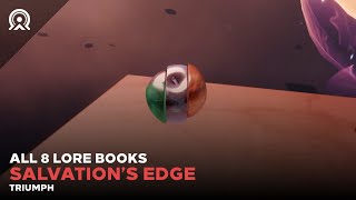 All 8 Lore Books in Salvations Edge Destiny 2 [upl. by Ainoval]