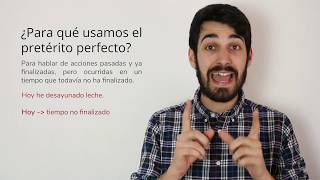 Pretérito perfecto en español  Usos y ejemplos [upl. by Urbai364]