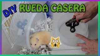 Cómo hacer una RUEDA para HAMSTER casera [upl. by Jessie]