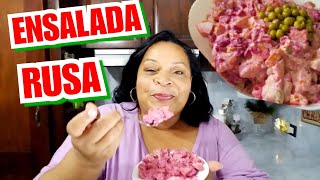 ENSALADA RUSA  AL ESTILO DOMINICANO [upl. by Attah404]