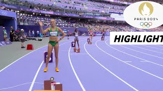 Athletics Womens 400m Heat 5 Highlights Olympic Peris 2024  M Paulino win today [upl. by Colton]