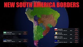 New South America Borders  NEW UPDATE  Rise of Nations [upl. by Ennoval]