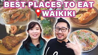 BEST PLACES TO EAT in WAIKIKI  Waikiki Oahu Hawaii Our Top Picks [upl. by Jarus400]