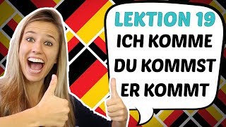 GERMAN LESSON 19 EASY Conjugation of German REGULAR VERBS  Personal Pronouns [upl. by Sathrum]