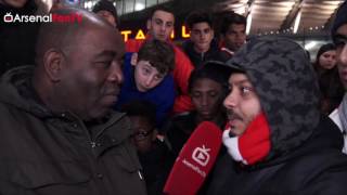 Arsenal 1 West Brom 0  Stop Saying Wenger Out  Troopz Clashes With Fan [upl. by Riva]