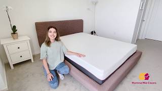 How to put Paulato Headboard and Bedframe slipcover on in 1 minute  Mamma Mia Covers [upl. by Stafani]