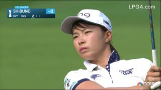 Hinako Shibuno Highlights from Round Two of the 2019 AIG Womens British Open [upl. by Akiraa]