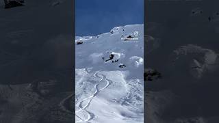 VERBIER FREERIDE shortsclip snowboard snowboarding verbier freeride [upl. by Lynd412]