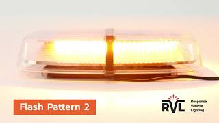 RVL1272MAG  Magnetic Amber Mini Lightbar  Response Vehicle Lighting Ltd [upl. by Rehpetsirhc]