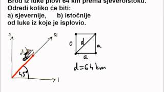 Primjena Pitagorinog poučka u životnim situacijama  7 [upl. by Revart]