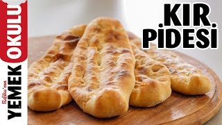 Kır Pidesi Tarifi  Evde Kır Pidesi Yapımı  Burakın Ekmek Teknesi [upl. by Annaihr]