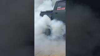 2jz swapped Hilux Screaming Burn Out —Follow sanjaykdass [upl. by Yrbua]