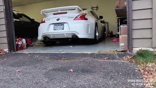 Straight pipe 370Z Turbo Cold Start [upl. by Tayyebeb837]