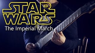 Star Wars  The Imperial March Djent Cover by Denis Lozko with TABs [upl. by Honebein]