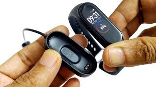 Xiaomi Mi Band 4 Remove Strap and Charge  How to [upl. by Haines199]