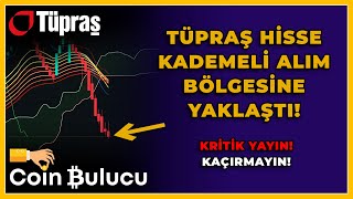 TÜPRAŞ HİSSE KADEMELİ ALIM BÖLGESİNE YAKLAŞTI TUPRS Hisse Teknik Analiz  Borsa Yorum [upl. by Enailil430]