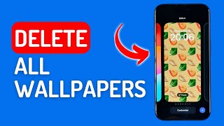 How to Delete All Wallpapers on iPhone [upl. by Zerline712]