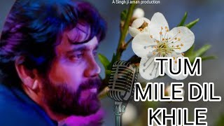 Tu Mile Dil Khile with Lyrics  तू मिले दिल खेले गाने के बोल  Kumar Sanu Alka  Criminal  Manisha [upl. by Godewyn]