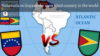 Venezuela vs Guyana the most liked country in the world [upl. by Oisorbma59]