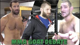 UFC Fighters Reveal Their MMA GOAT Pt 2 [upl. by Lisbeth]