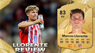 ¡LA MEJOR CARTA POR MENOS DE 10K 😍 83 LLORENTE EA FC 25 ORO REVIEW [upl. by Beale]