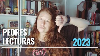 Las 3 peores lecturas del 2023  lo intenté 🫣 [upl. by Karlise1]