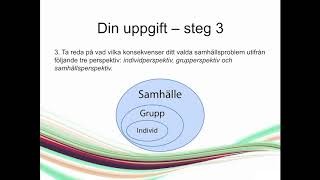 Analysmodell samhällskunskap 1b [upl. by Akcirderf]