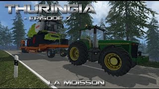 FARMING SIMULATOR 15  CARRIERE THURINGIA  Moisson [upl. by Fennessy233]