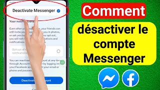 Comment désactiver un compte Messenger NOUVEAU 2023  Désactiver le compte Messenger [upl. by Ahsurej]