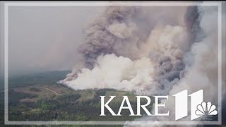 Canadian wildfires send dangerous smoke to Minnesota [upl. by Arron]