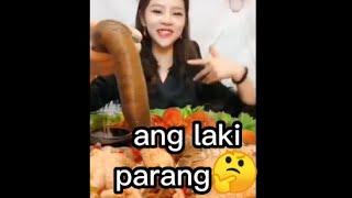 Chinese Girl Eat Geoduck Mukbang Sea foodMukbang geoduck eatingshow  kimvlogs [upl. by Ambur]