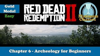 Archeology for Beginners  Gold Medal Guide  Red Dead Redemption 2 [upl. by Derriey]