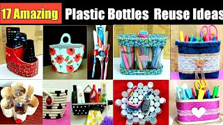 17 AMAZING PLASTIC BOTTLE CRAFT IDEAS FOR HOME17 CLEVER WAYS TO RECYCLE PLASTIC BOTTLES AT HOME [upl. by Nnylatsyrk]