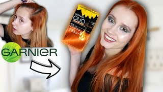 GARNIER OLIA INTENSE COPPER REVIEW  so good Ive cancelled the salon [upl. by Nary]