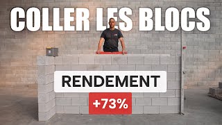 Comparaison entre les blocs à coller et la maçonnerie classique [upl. by Aigroeg]