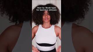 Boob tape for backless dresses [upl. by Dail]