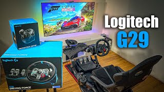 Forza Horizon 5 with the Logitech G29  Driving Force Shifter  Does it work [upl. by Nedyrb]