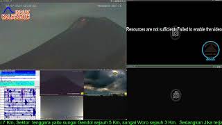 Live Streaming Merapi  Merapi Volcano Eruption Central Java Indonesia 03072024 [upl. by Elylrac]