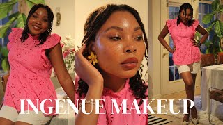 INGENUE ESSENCE MAKEUP FOR ACNE PRONE SKIN GRWM Kitchener Essences [upl. by Zonnya723]