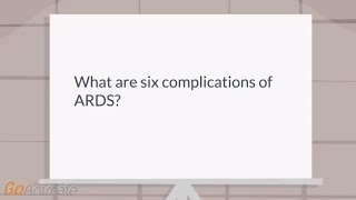 What are complications of ARDS [upl. by Dweck]