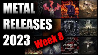 Metal amp Hard Rock releases 2023  Week 8 20th  26th February 2023  Metal albums 2023 [upl. by Sitra144]