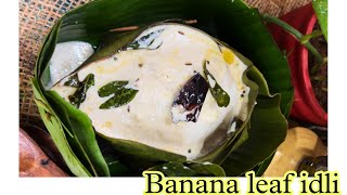 Banana leaf idli recipe idli using banana leaf cup [upl. by Dicks]