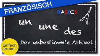 Unbestimmter Artikel  Französisch [upl. by Nylesaj406]