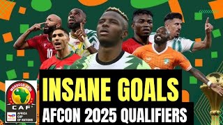 GOLAZOs from AFCON 2025 Qualifiers Matchday 1 and 2 [upl. by Alyce]