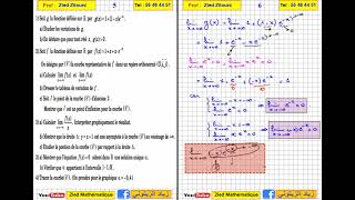 10  Exponentielle Correction Exercice Bac Math  Science  Technique  Info  Eco [upl. by Dalt]