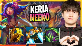 KERIA IS SO GOOD WITH NEEKO SUPPORT  T1 Keria Plays Neeko Support vs Milio Season 2024 [upl. by Modeste]